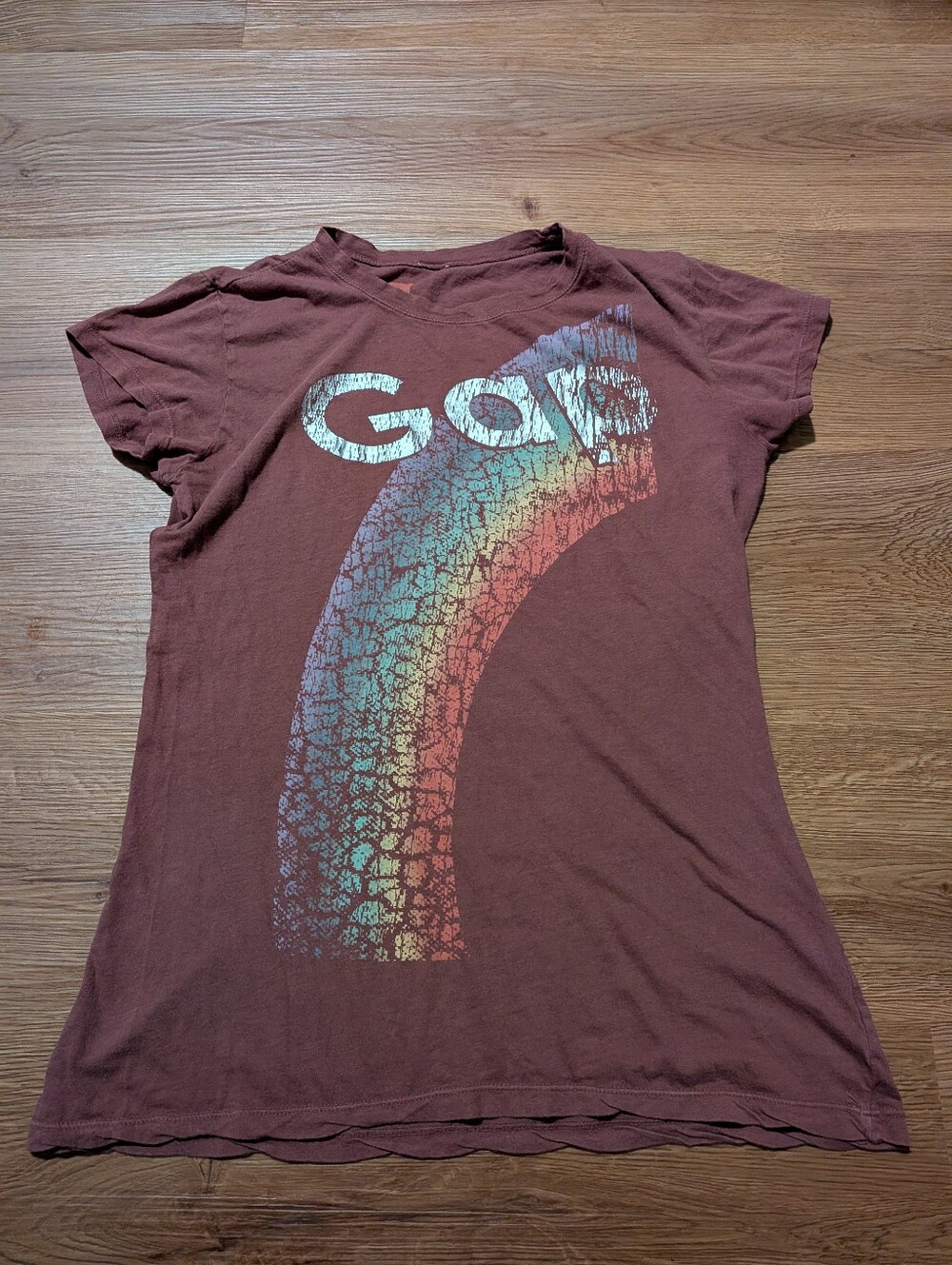 Gap Vintage Rainbow Graphic Tee Large